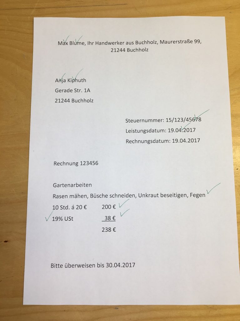 Vorsteuerabzug